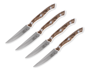 4 Piece Steak Knife Set, Elk